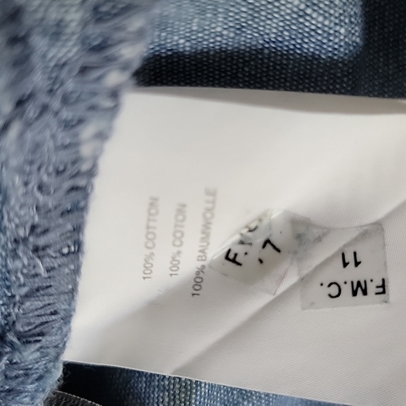 J Crew Charmbray Funnel Neck Long Sleeve Shirt - Picture 10 of 14